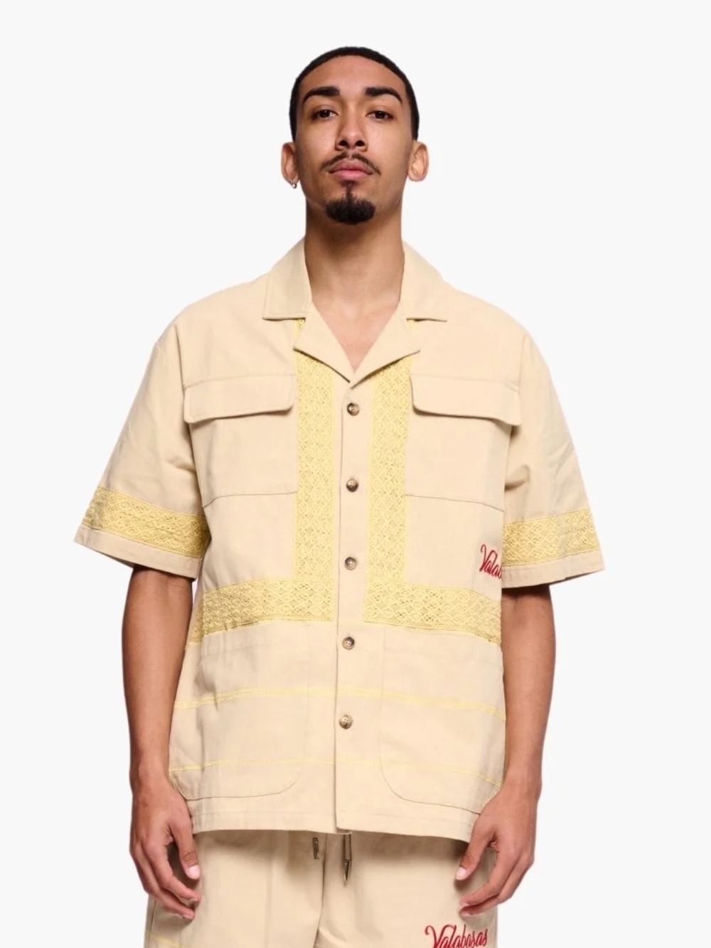 NEW!!!! Valabasas Talia Button Down Cream, Sz Large, NWT